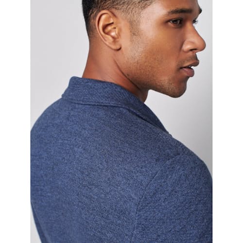on model image of Inlet Knit Blazer