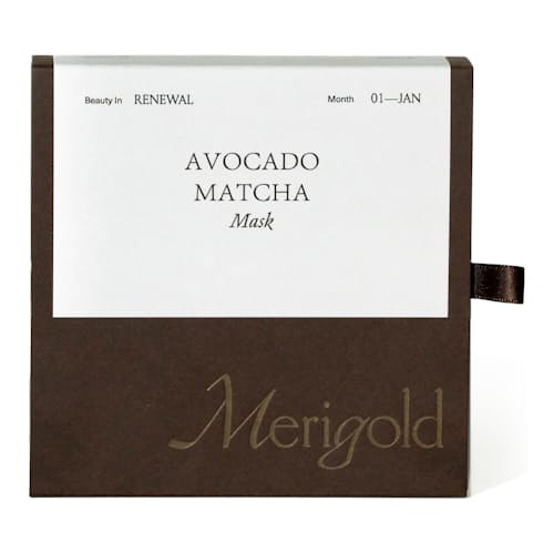 laydown image of Avocado Matcha Mask