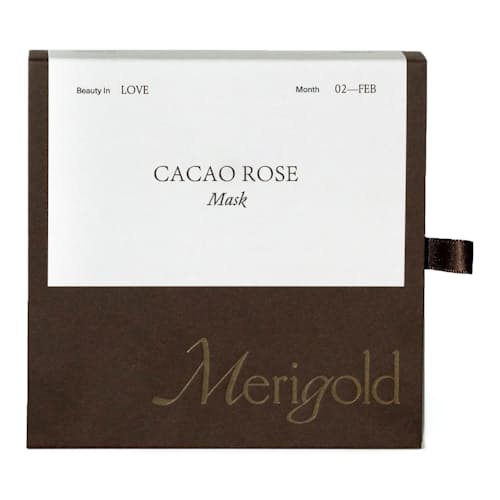 laydown image of Cacao Rose Mask