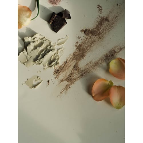 laydown image of Cacao Rose Mask