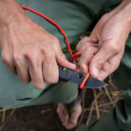 lifestyle image of The Redstone Pocket Knife