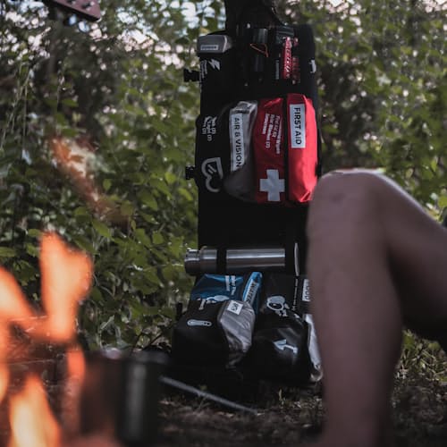 laydown image of The Seventy2 Pro Survival System Backpack