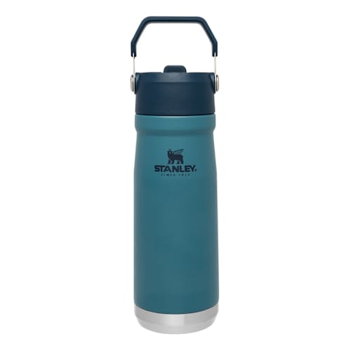 laydown image of IceFlow Flip Straw Water Bottle