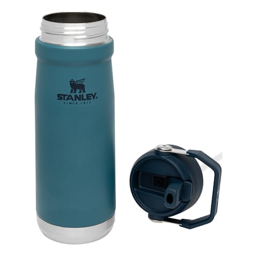laydown image of IceFlow Flip Straw Water Bottle