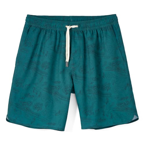 laydown image of Anchor Swim Short - Lined 8" - Exclusive
