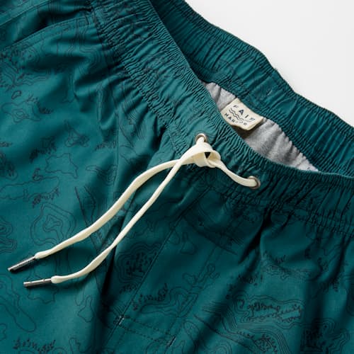 laydown image of Anchor Swim Short - Lined 8" - Exclusive