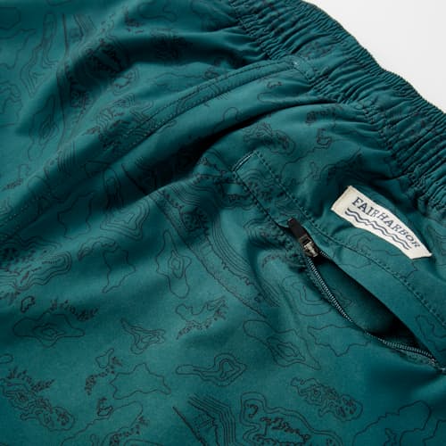 laydown image of Anchor Swim Short - Lined 8" - Exclusive
