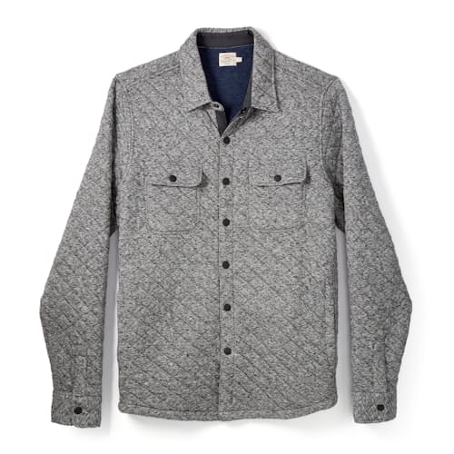 laydown image of Epic Quilted Fleece Shirt