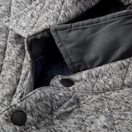laydown image of Epic Quilted Fleece Shirt