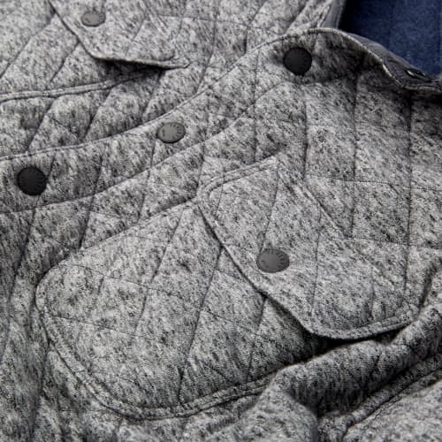 laydown image of Epic Quilted Fleece Shirt