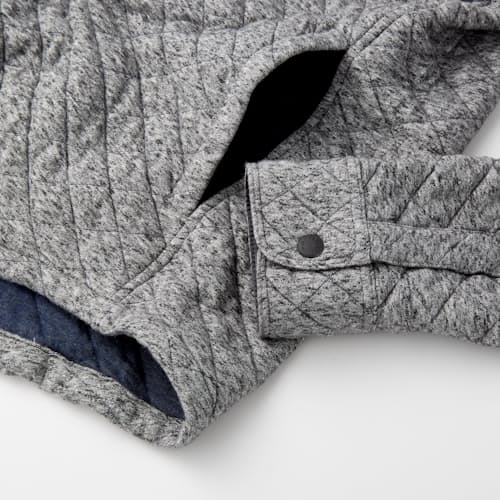 laydown image of Epic Quilted Fleece Shirt