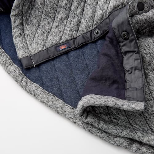 laydown image of Epic Quilted Fleece Shirt