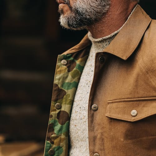 laydown image of The Reversible Lombardi Jacket