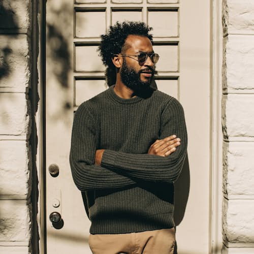 laydown image of The Wharf Sweater