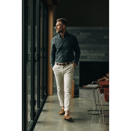 laydown image of The Slim Foundation Pant