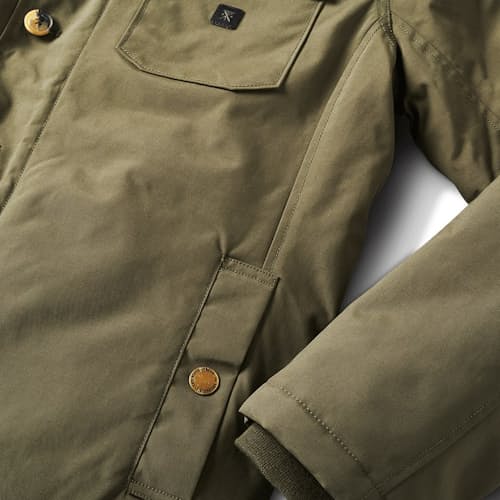 laydown image of Axman Sherpa Jacket