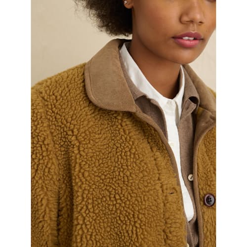 laydown image of Women's Sherpa Work Jacket