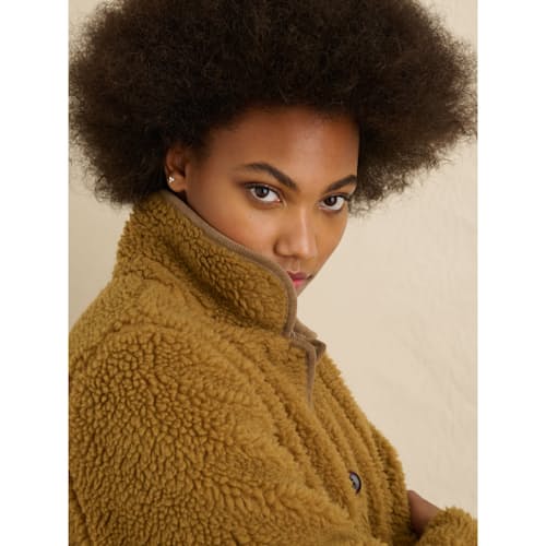 laydown image of Women's Sherpa Work Jacket