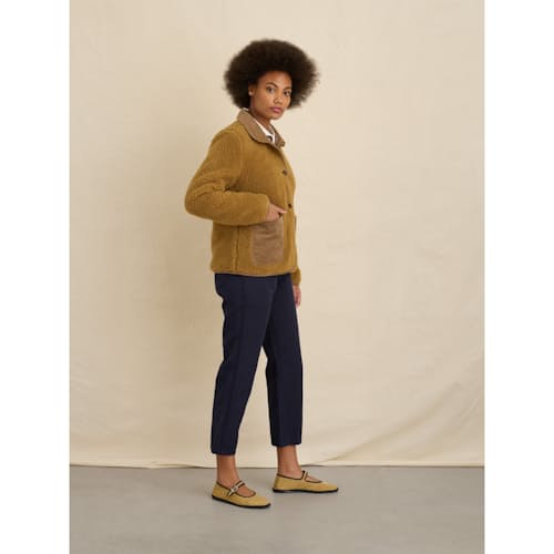 laydown image of Women's Sherpa Work Jacket