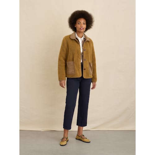 laydown image of Women's Sherpa Work Jacket