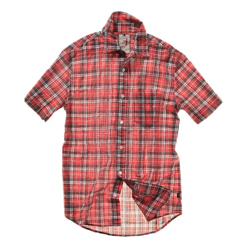 laydown image of Airtex Seersucker Camp Shirt - Exclusive