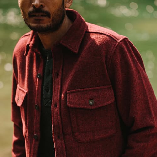 laydown image of The Explorer Shirt