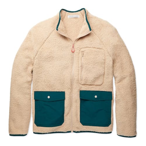 laydown image of Skyline Sherpa Jacket