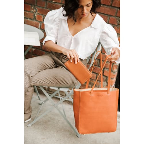 laydown image of Eleni Day Tote