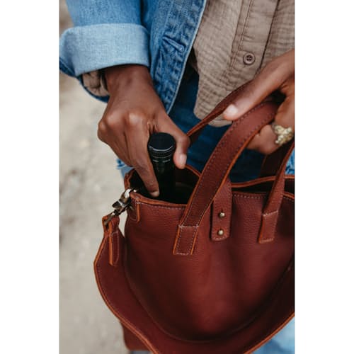 laydown image of Valley Wine Tote