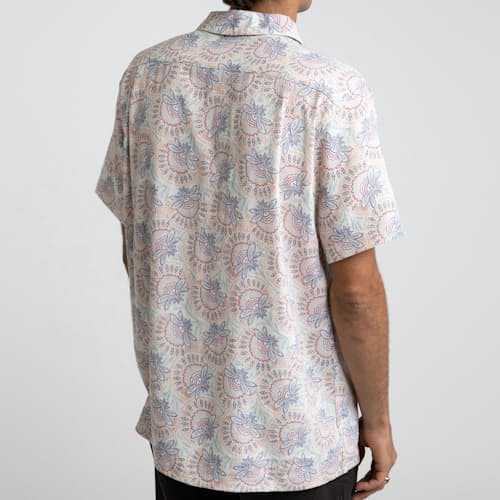 laydown image of Paisley Short Sleeve Shirt
