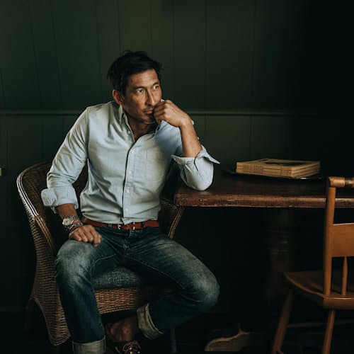 lifestyle image of The Jack Everyday Slim Oxford Shirt