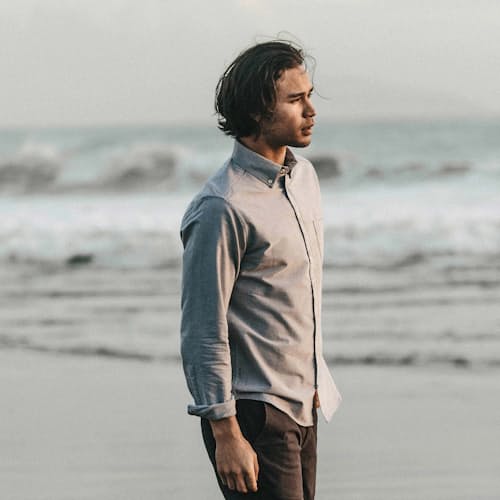 laydown image of The Jack Everyday Oxford Shirt
