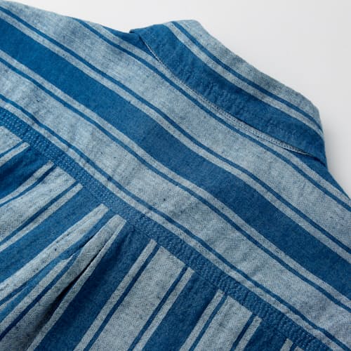 lifestyle image of Indigo Washed Work Shirt