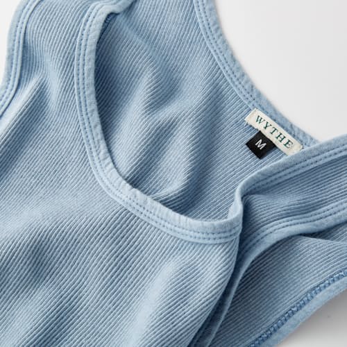 laydown detail image of Tubular Ribknit Tank