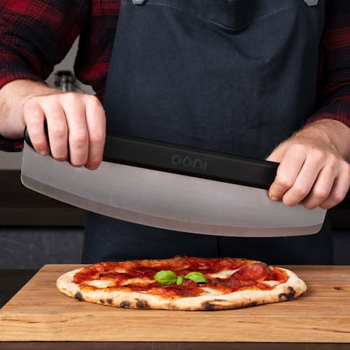 lifestyle image of Ooni Pizza Rocker Blade