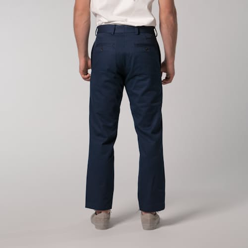 lifestyle image of Classic American Twill Straight Chino