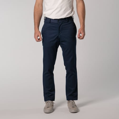 lifestyle image of Classic American Twill Slim Chino