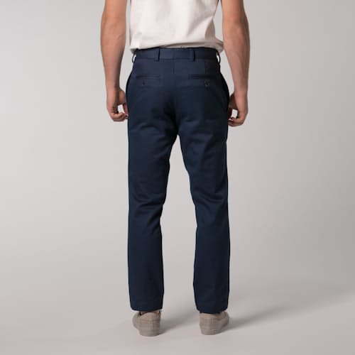 lifestyle image of Classic American Twill Slim Chino