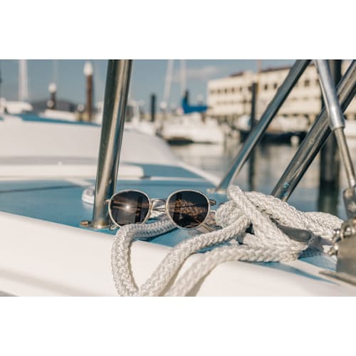 laydown image of Baia Sunglasses