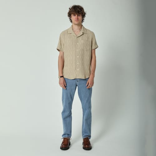 laydown image of Rainbow WeaveShirt