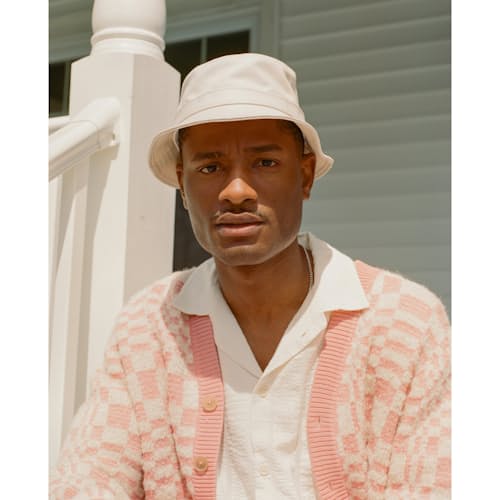 laydown image of Striped Seersucker Shirt