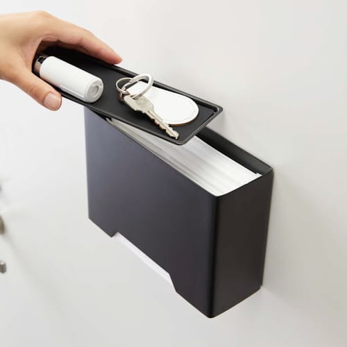 lifestyle image of Tower Magnet Mask Storage