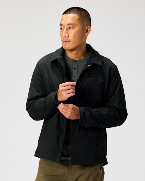 on model image of AltoLoft Insulated Shirt Jacket