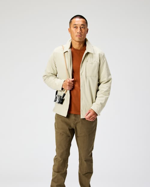 on model image of AltoLoft Insulated Shirt Jacket