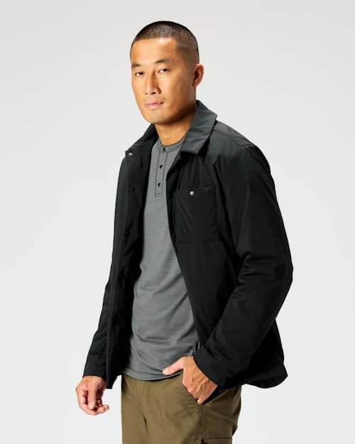on model image of AltoLoft Insulated Shirt Jacket