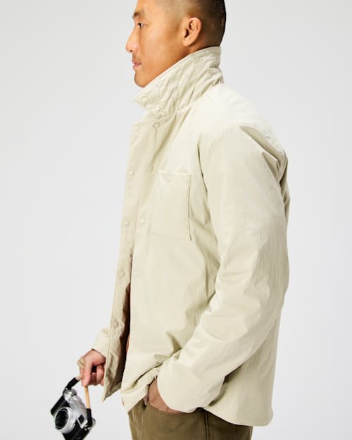 on model image of AltoLoft Insulated Shirt Jacket