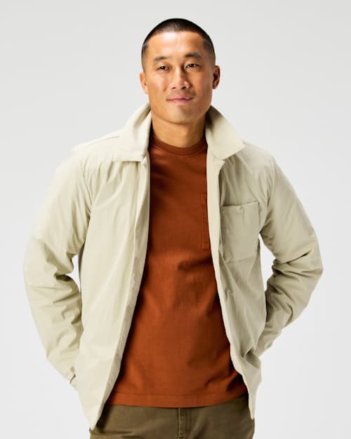 on model image of AltoLoft Insulated Shirt Jacket