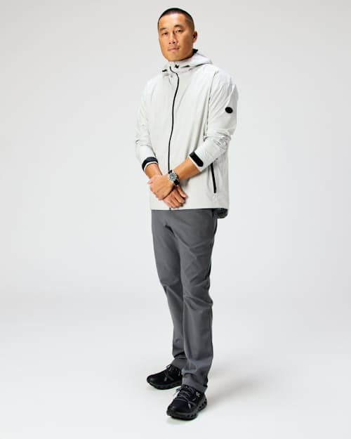 on model image of Nomad Performance Chino - HB Straight