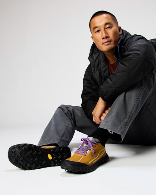 on model image of 002 Trail Running Sneaker