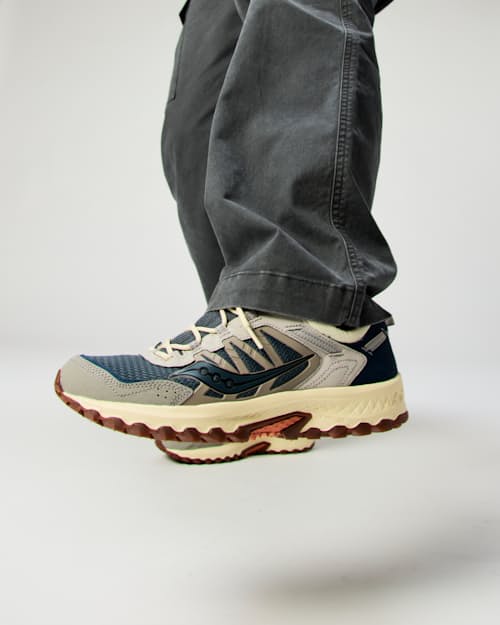on model image of Grid Peak Retro Hike Sneaker